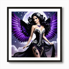 Gothic Angel Art Print