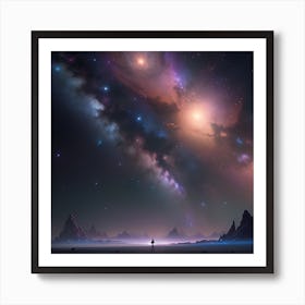 Galaxy Hd Wallpaper Art Print