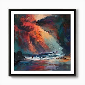 Cave Of Whales Art Print