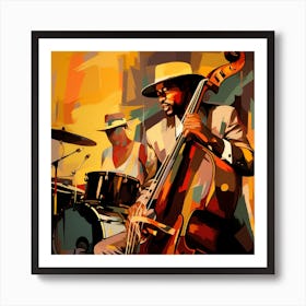 Jazz Musician 51 Art Print
