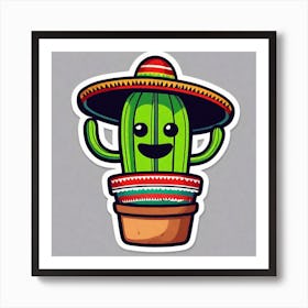 Mexican Cactus 46 Art Print