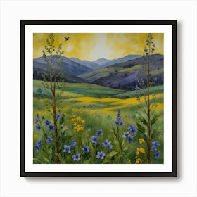 Meadows Of Wildflowers Art Print