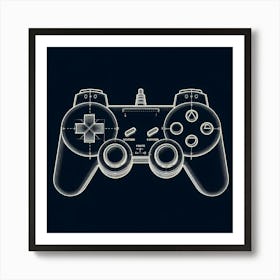 Video Game Controller 10 Art Print