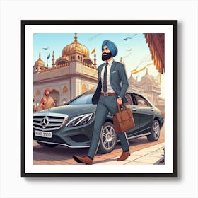 Mercedes Benz 1 Art Print