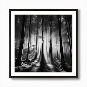 Dark Forest 23 Art Print