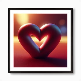 Heart - Abstract Stock Videos & Royalty-Free Footage Art Print