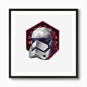 Art Neon trooper Art Print