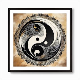 Yin Yang 19 Art Print