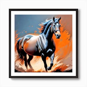 Horse Galloping 1 Art Print