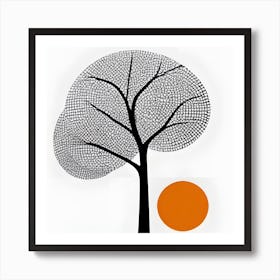 'Sunrise' Tree Of Life Abstract Art Print