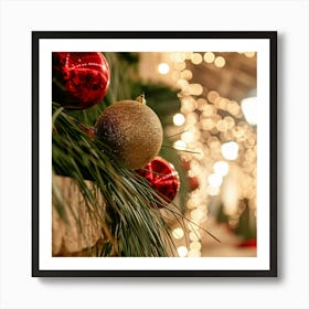 Christmas Lights 2 Art Print