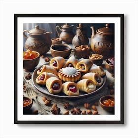 Turkish Pastries Art Print