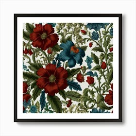 Floral Pattern 4 Art Print