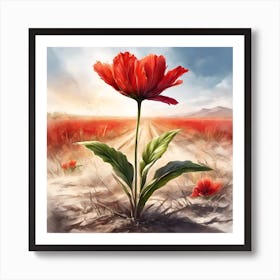 Red Poppy Art Print