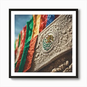 Tibetan Flags Art Print