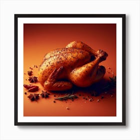 Chicken Food Restaurant69 Art Print