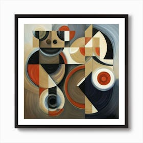 Abstract Painting Cubismo Abstract 13 Art Print