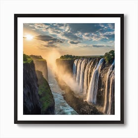 Victoria Falls Art Print