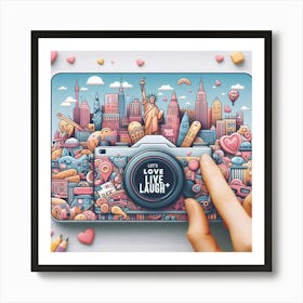 Love Live Laugh Photography  Art Print