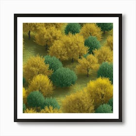 Autumn Trees Art Print