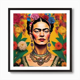 Frida Kahlo A Captivating Mexican 9 Art Print