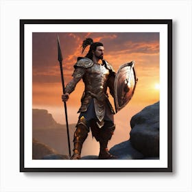 Sparta Warrior Art Print