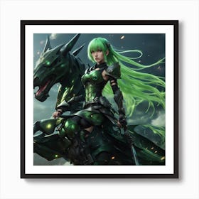 DragonRider V2 Art Print