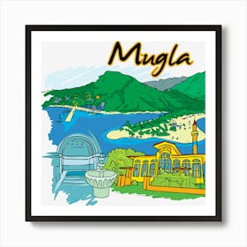 Mugla Art Print