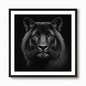 Feral Midnight Art Print