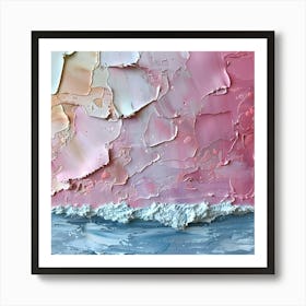 Solitary Beach, Abstract Expressionism, Minimalism, and Neo-Dada Art Print