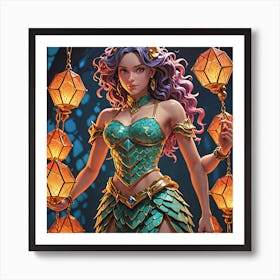 Mermaid 1 Art Print