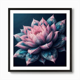 Lotus Flower 7 Art Print