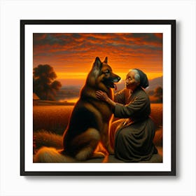 Not Just Man's Best Friend Art Print