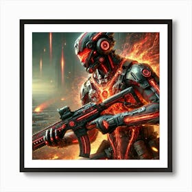 Phoenix Exosuits Heat Based Attacks Art Print