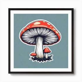 Mushroom Art Print