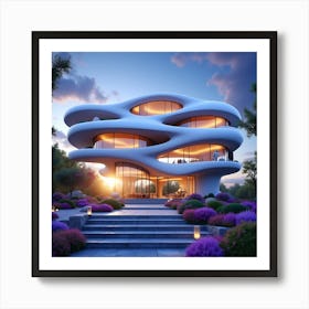 Futuristic House 14 Art Print