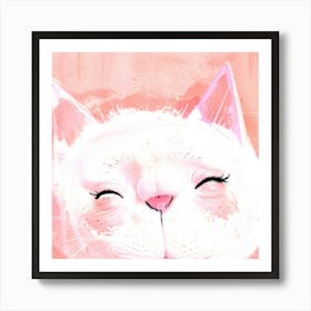 Cute Cat Art Print