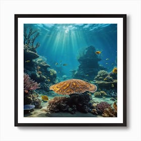 Ocean Reef Life Art Print