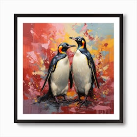 Penguins 7 Art Print