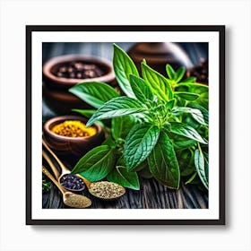 Herbs And Spices 3 Art Print