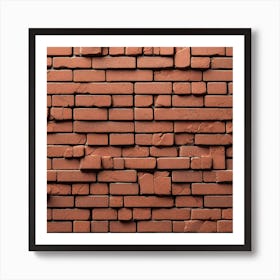 Brick Wall Texture 1 Art Print