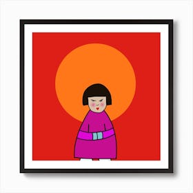 Japanese Girl Art Print