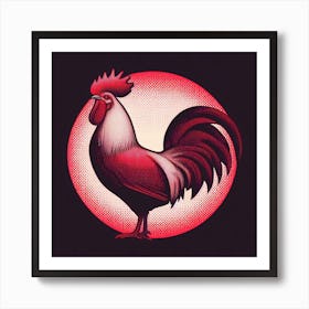 Rooster 4 Art Print