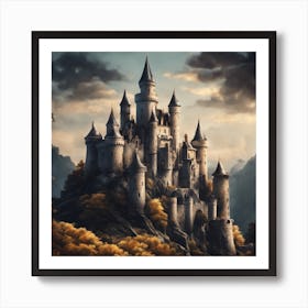 Castle Stock Videos & Royalty-Free Footage 1 Art Print