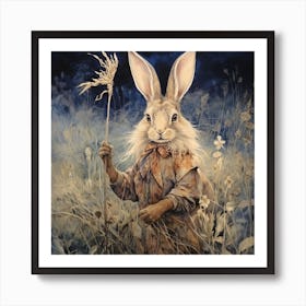 Rosa. A magical Creature Of The Enchanted Forest Art Print. Art Print