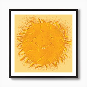 Cute Baby Sun Art Print