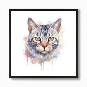 Exotic Cat Portrait Art Print