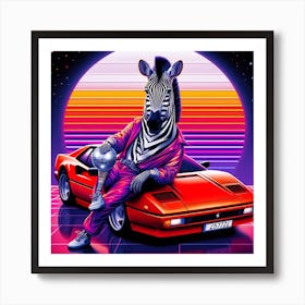 Cokezebra Art Print