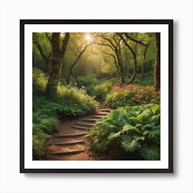Path Through The Forest Art Print