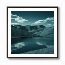 Lake In The Mountains 1 Art Print